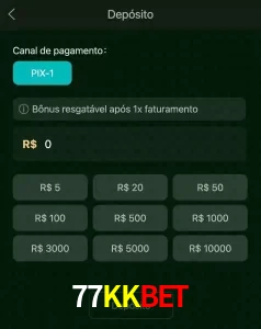 deposits 77KKBET